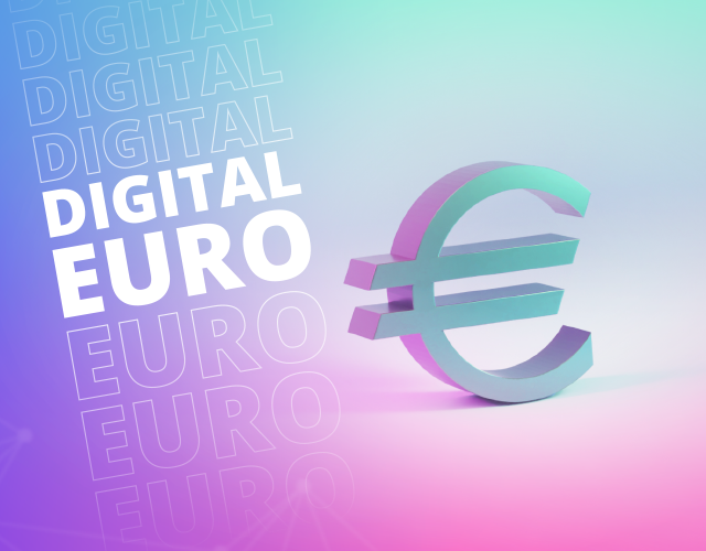 Image with text that says Digital Euro